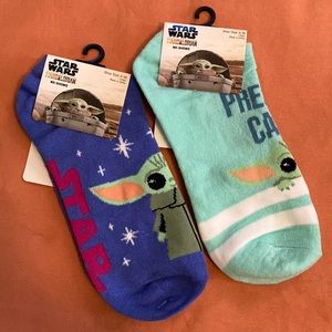 Star Wars The Mandalorian Baby Yoda Grogu No-Shows Sock Set